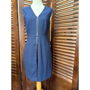 Banana Republic Navy Blue Sleeveless Sheath Dress Size 2